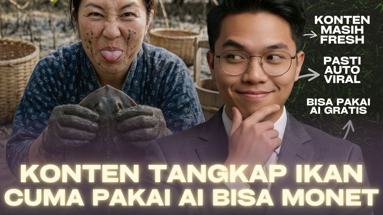 Konten AI Baru yang Jarang Dibahas! Bisa Jadi Senjata Monetisasi YouTube & FB Pro