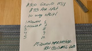 🤑$300 GROUP MIX! LETS FILL THIS UP! ILLINOIS LOTTERY