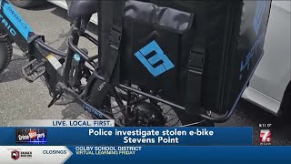 Stevens Point Police searching for man who stole #e-bike from private storage unit
