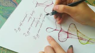 Copperplate Calligraphy. Gift For Mothers Day Bluenibs