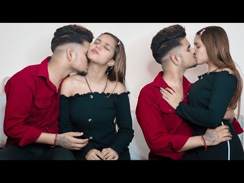 Romantic Prank On My So Much Cute Girlfriend 😚❤ | Real Kissing Prank | Gone Romantic | Couple Rajput