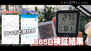 【11月下旬】ビニールハウス栽培に使える温度計はこれだ！／SwitchBot・Goveeを比較