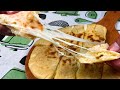 Resepi Cheese Naan Mudah sangat | Pan Cheese Naan Recipe | Mozzarella  Cheese Bread | MyDapur Panas