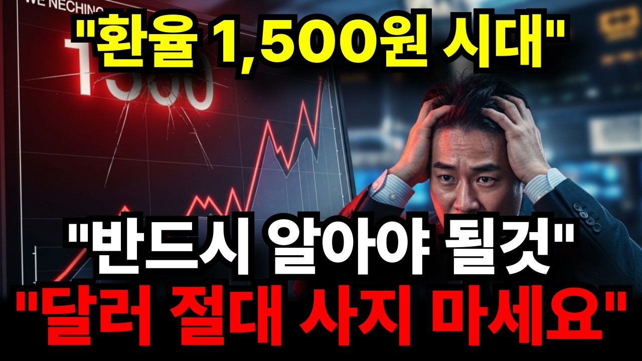 환율 1,500원 넘으면 벌어지는 일: 대출 이자 2배, 물가 폭등, 그리고 당신의 해고 통지서