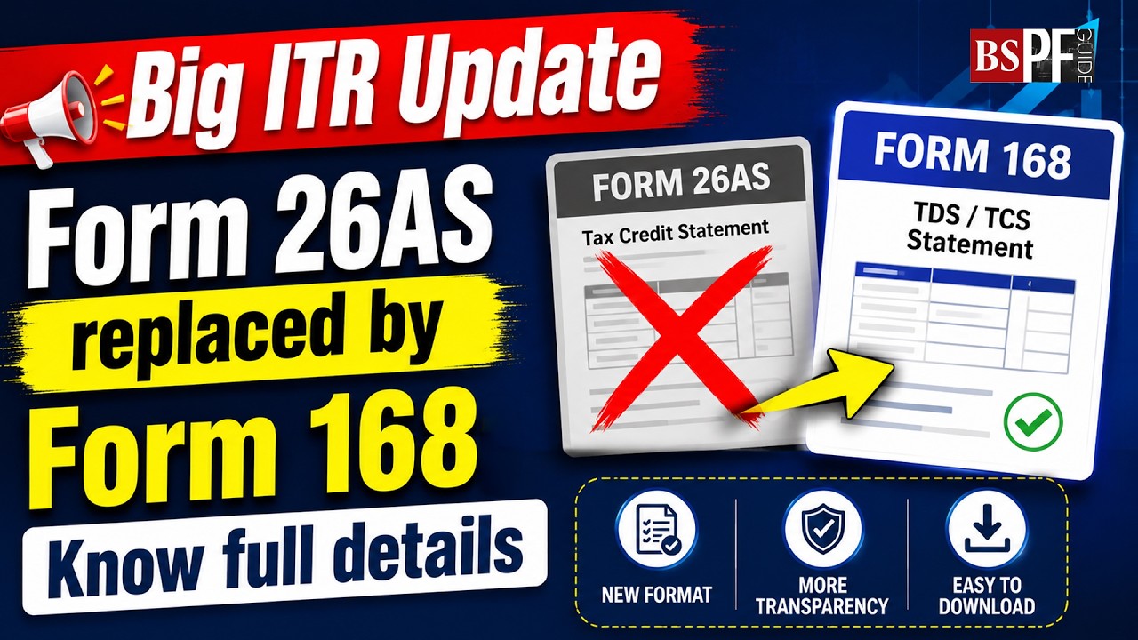 Form 168 Rent Back Form 26AS replaced by Form 168: Here's all you need to know - YouTube