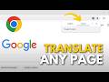 How to Translate a Page in Google Chrome (Step-by-Step)