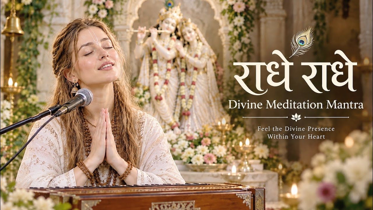 राधे राधे | Radha Radha | Divine Meditation Mantra | Radha Naam Jaap | Peaceful Bhakti