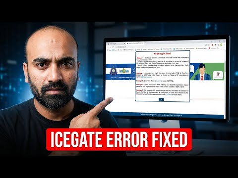 No pki applet found in Icegate Solution