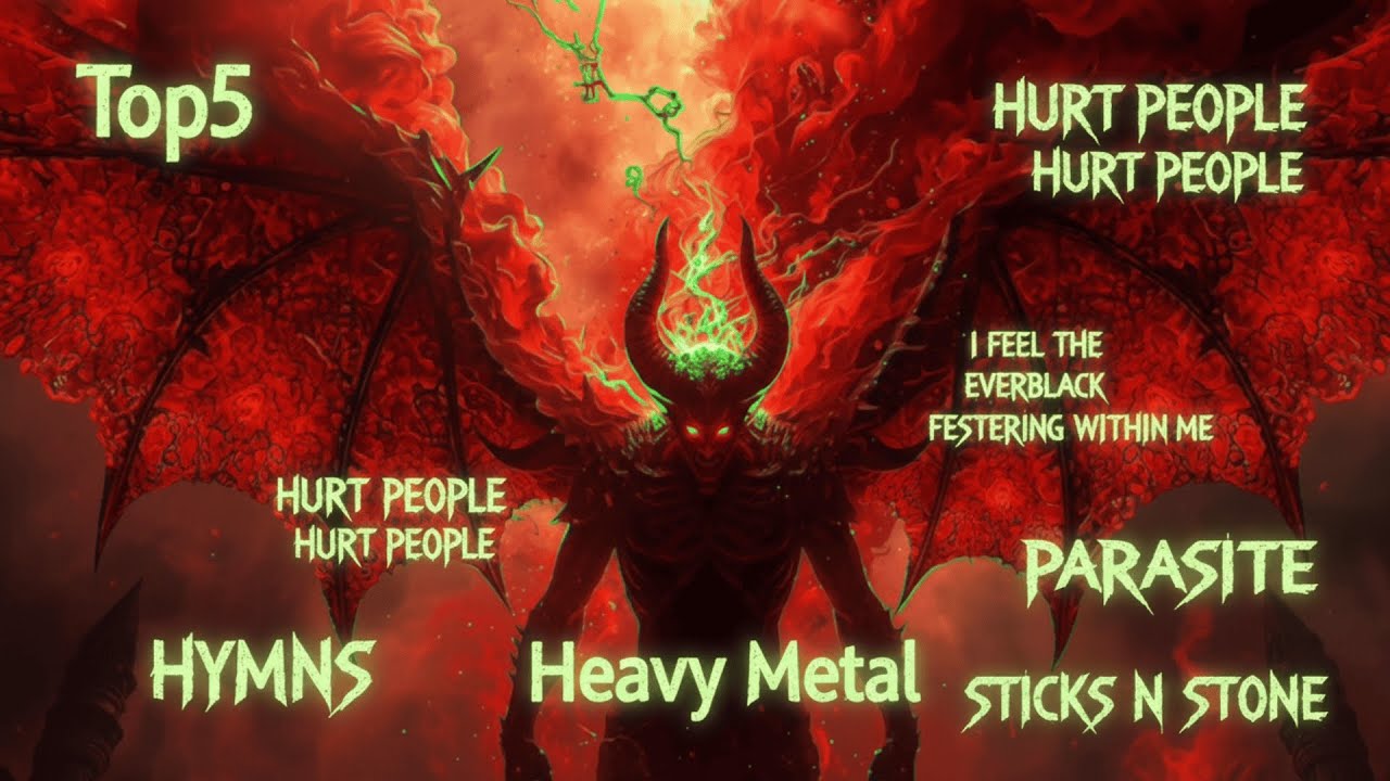 Top5 Heavy Metal | HURT PEOPLE HURT PEOPLE | I FEEL THE EVERBLACK FESTERING WITHIN ME | PARASITE