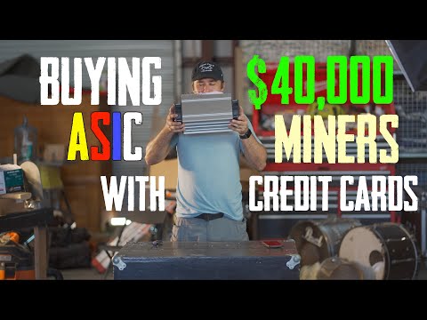 Starting an ASIC Bitcoin Mining Farm on a Credit Card. $40,000 of equipment!