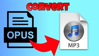 how to convert opus to mp3 online