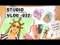 STUDIO VLOG 032 | Opening new products & BTS of a launch!