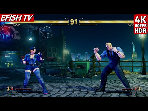 Lucia vs Cody (Hardest AI) - Street Fighter V