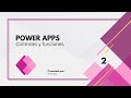 Power apps controles y funciones