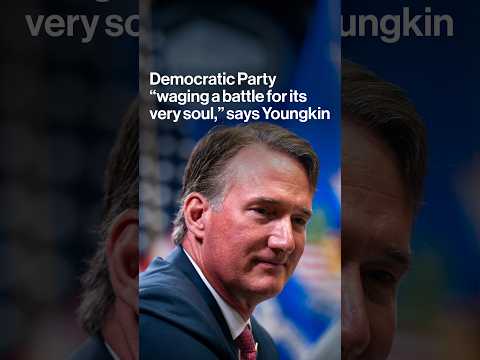 Democratic Party "waging a battle for its very soul," says Youngkin #shorts #politics #democrats