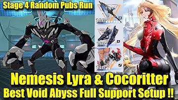 BEST VOID ABYSS SUPPORT SETUP !! Stage 4 Random Pubs Run Showcase (Nemesis Lyra & Coco) TOF Global