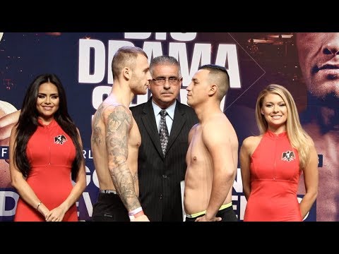boxing news 24/7 co.uk KAMIL SZEREMETA v OSCAR CORTES - (OFFICIAL) WEIGH-IN / NEW YORK CITY / MSG / GOLOVKIN-DEREVYANCHENKO