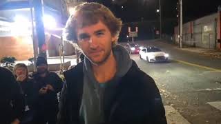 Portland Oregon Ice Building Protest Antifa Leader Chandler Patey Vs Vellyray Nove 29Th 2025