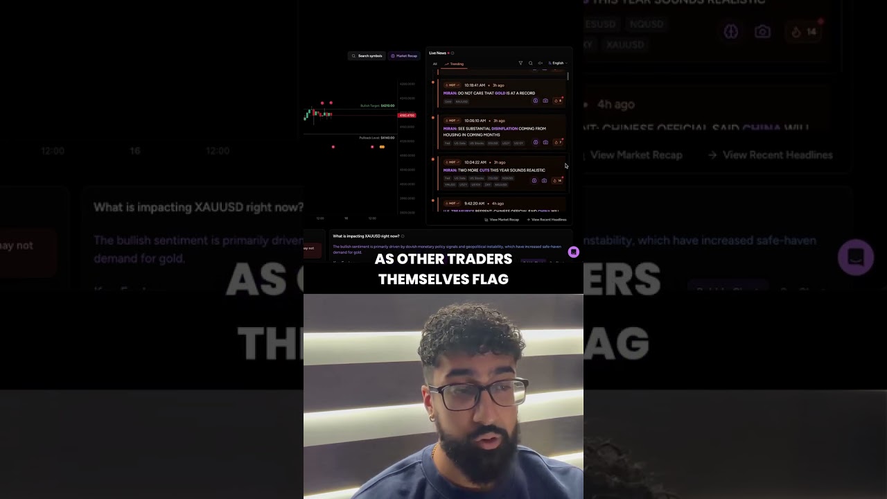 1️⃣ Live News Feed: Instant institutional headlines