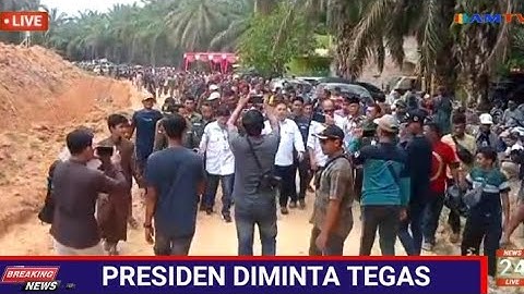 HMTNMP Kawal Sengketa Lahan 14.000 Hektare Di Desa Pasr Kosik Paluta
