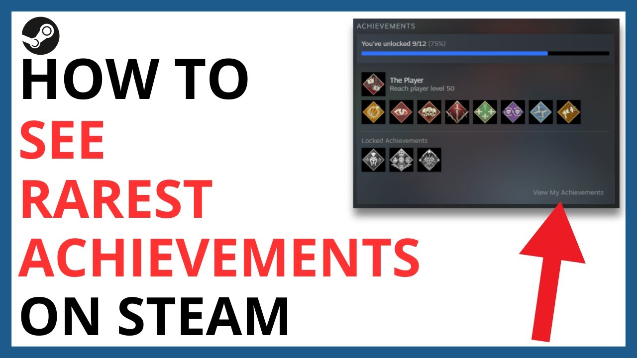 How to See Rarest Achievements on Steam [QUICK GUIDE] - YouTube