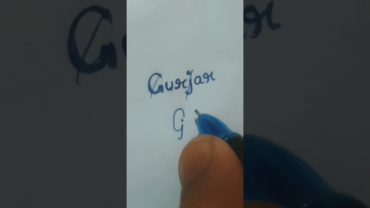 gurjar name logo. comment your name 