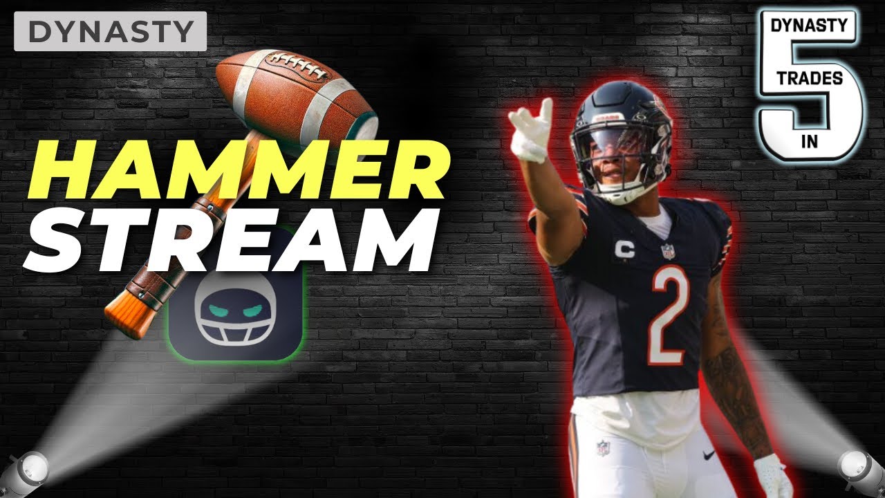 19-ish Dynasty Trades in 56 minutes (Hammer Stream!) - Dynasty Football 2024