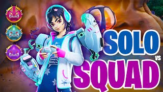 SOLO VS SQUAD All Medallion  Full Gameplay | FORTINE Zero Build CHAPTER 6 SEASON 4