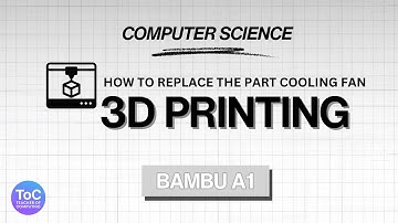 How to Replace the Part Cooling Fan on the Bambu A1