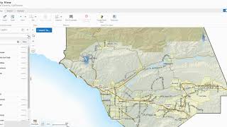Tools toolbar (Navigation, Map, Search, and Analysis)