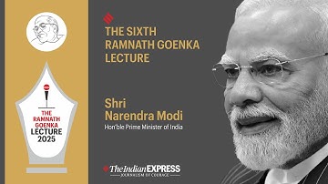 The Ramnath Goenka Memorial Lecture With PM Narendra Modi | PM Modi RNG Lecture| RNG Lecture 2025