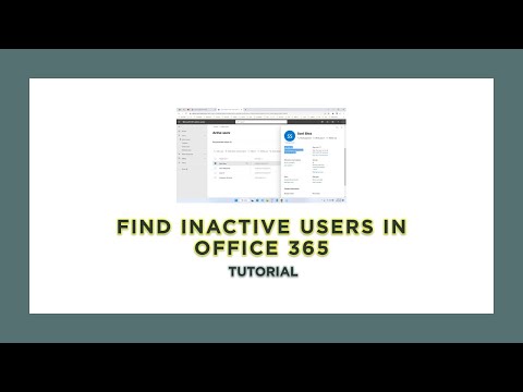 How to Find Inactive Users in Office 365