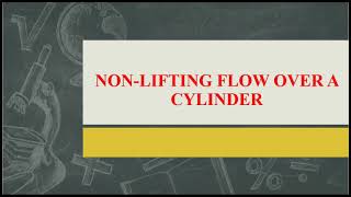 Non-lifting flow over a flow cylinder