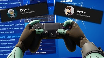 Trying The BEST Controller Pro Players Settings.... (ft. Deyy, Scoped, Letshe, And More!)