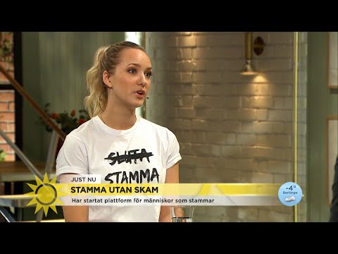 ”Viktigt att normalisera stamning som ett sätt att prata” - Nyhetsmorgon (TV4)