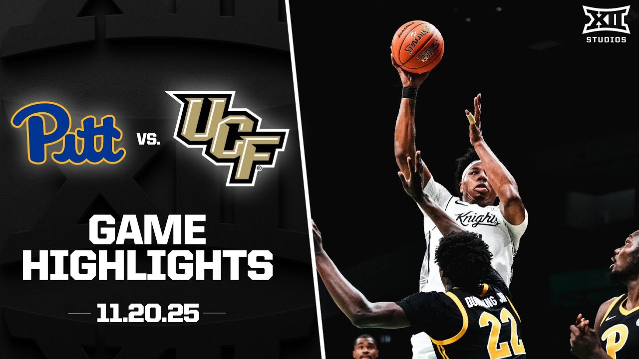 Pittsburgh vs. UCF Game Highlights | 2025-26 Big 12 Men’s Basketball