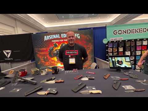 The Booth of Arsenal Edge Mfg. Blade Show Atlanta 2026