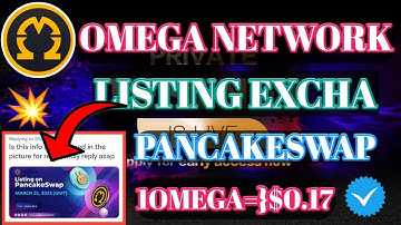 Omega Network Testnet Start।Omega Coin Listing Pancakeswap। Omega Network Kyc Date। Omega Network।
