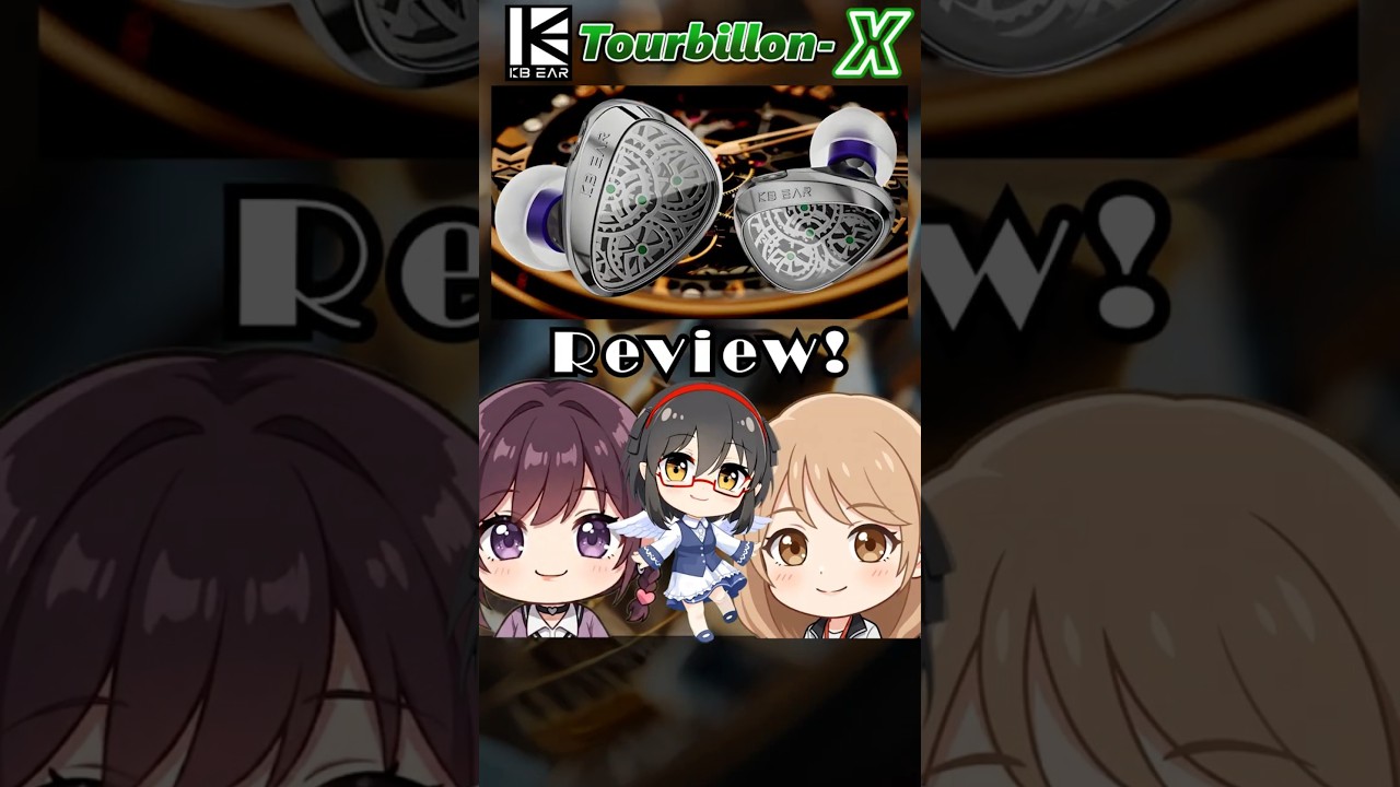 【有線イヤフォン】KBEAR TB-X #shorts #イヤホンレビュー #有線イヤホン #KBEAR #Tourbillon-X #iem