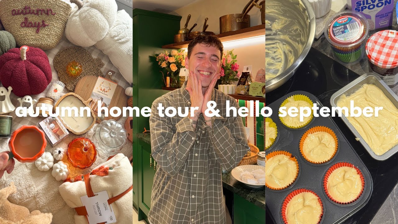 Decorate our Home for Autumn, Charity Shopping in London & our First Time Baking!