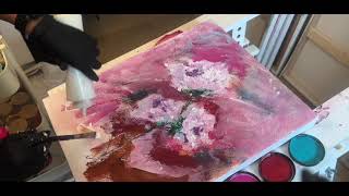PEONIES  /ABSTRACT ACRYLICS  💕