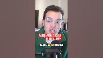 Aaron Judge should be the AL MVP! #shorts #mlb #aaronjudge #yankees