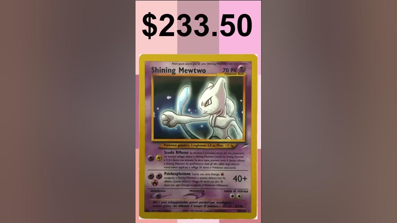 Top 10 Most Expensive Mewtwo Cards! five love ten top5 cool fyp 