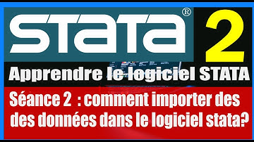 Comment importer facilement des données dans le logiciel STATA??