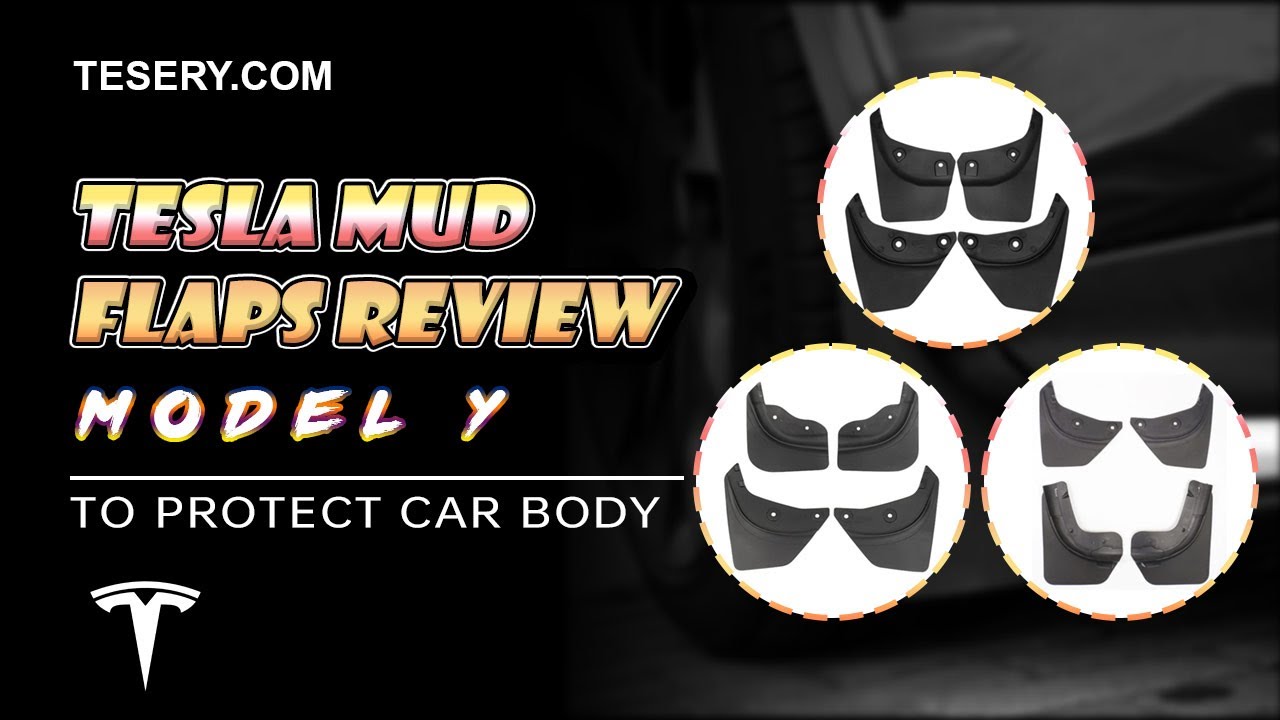 Tesla Model Y Mud Flaps Review  Tesla Model Y Accessories 