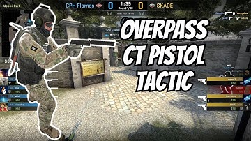 CS:GO Tactic - Overpass CT Pistol Setup