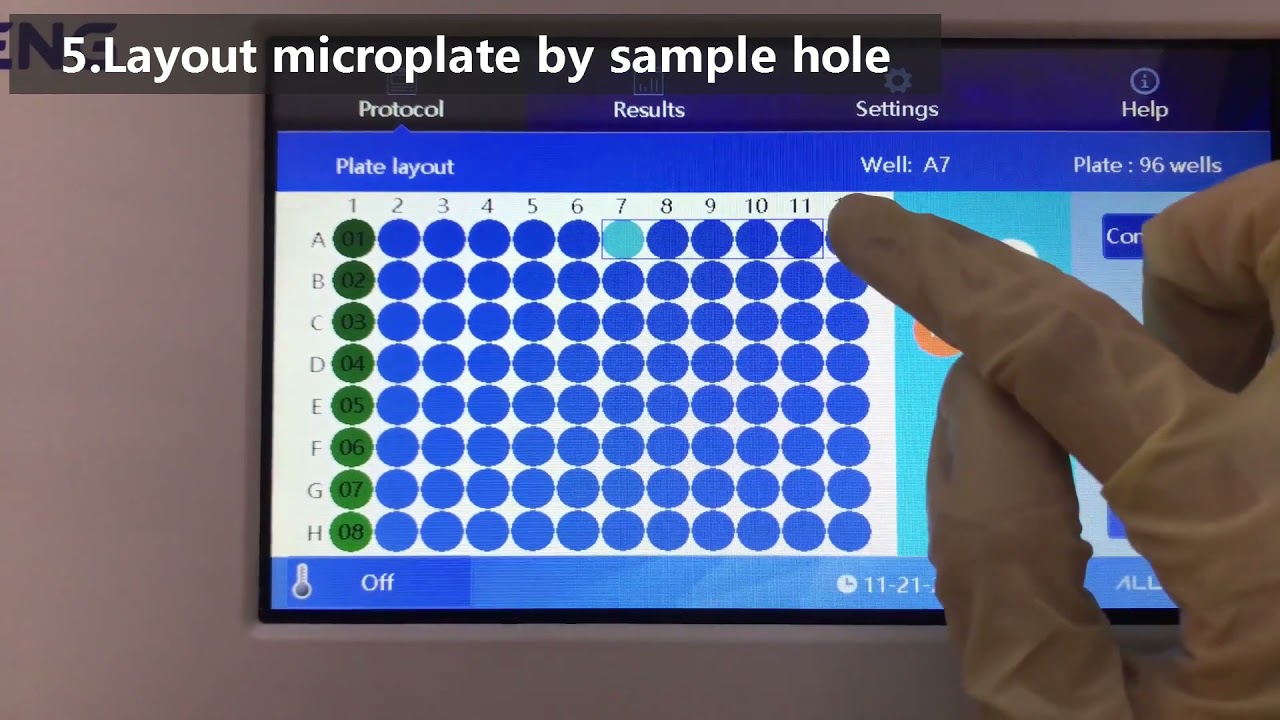 ALLSHENG Microplate reader AMR-100 operation video