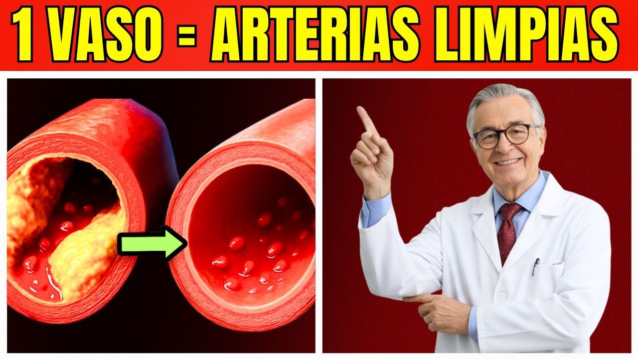1 TAZA Para LIMPIAR tus ARTERIAS de forma NATURAL (Top 12 Alimentos) ¡Adiós Colesterol E INFARTOS!