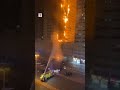 Huge Fire Engulfs High Rise Apartment In The United Arab Emirates 