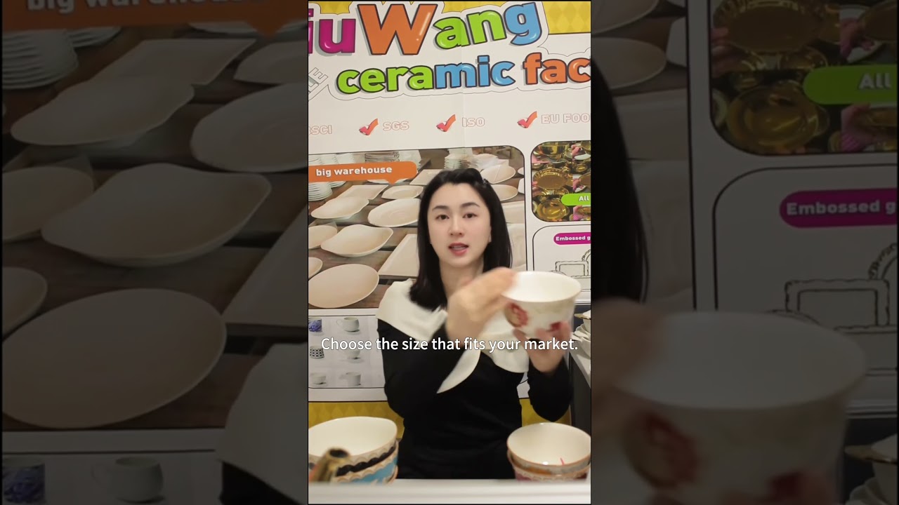 Look here!   Our tableware is as colorful as candy